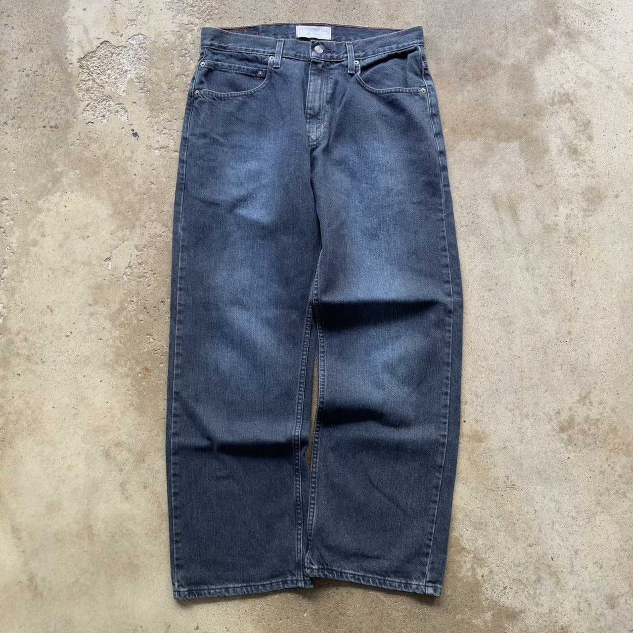 2000年代 Y2K リーバイス フェード加工 バギー ルーズフィット デニム スケータージーンズ