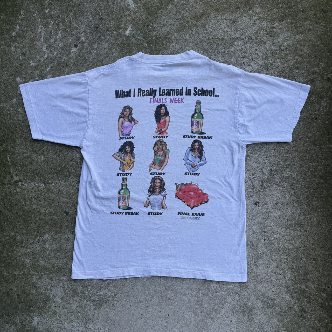 2000年代 期末試験週間 セックスTシャツ