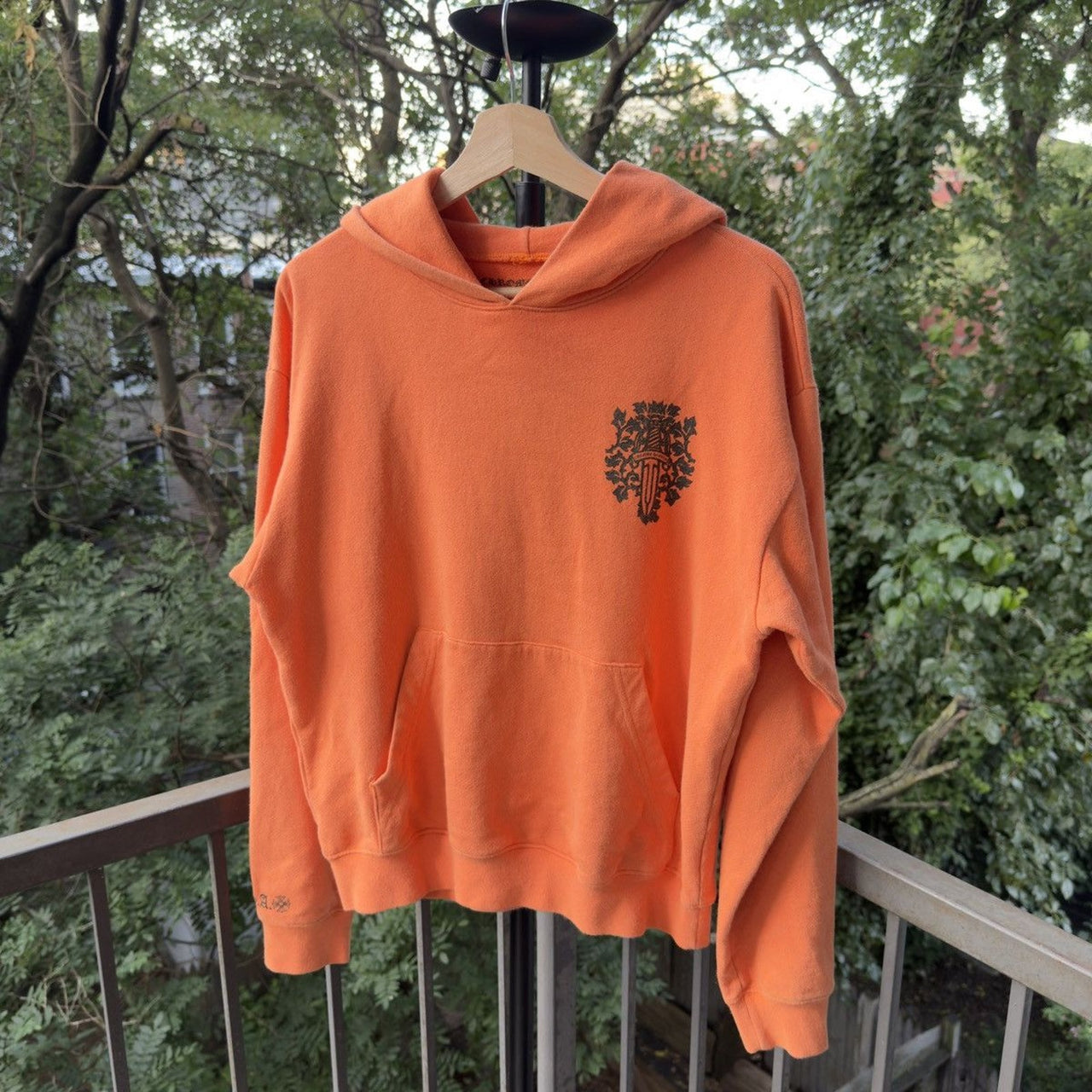 Chrome Hearts Orange Vine Dagger Hoodie