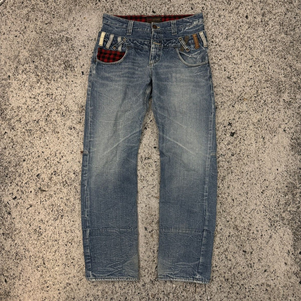 Exit Jeans Double Waisted Denim