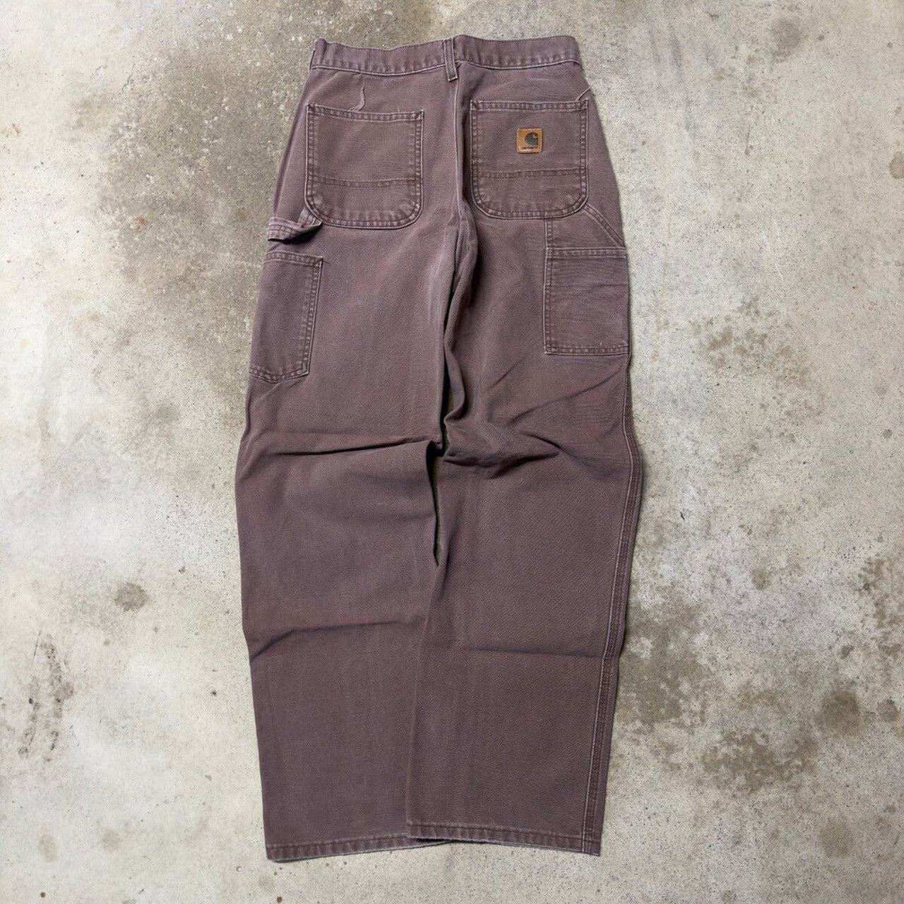 Pantalones de carpintero holgados de lona Carhartt de los años 2000