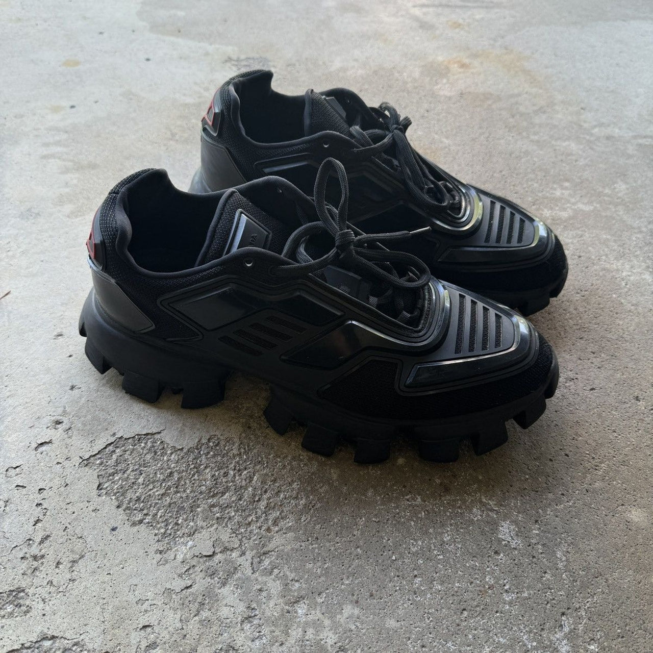 PRADA CLOUDBURST THUNDER ZAPATILLA NEGRA
