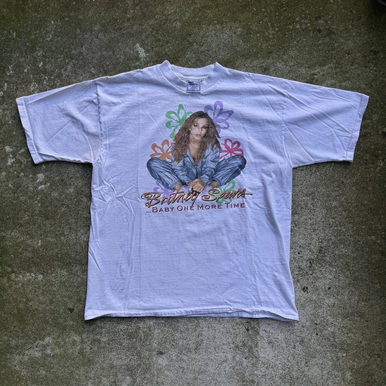 1990年代 Y2K ブリトニー・スピアーズ ベイビー・ワン・モア・タイム Tシャツ
