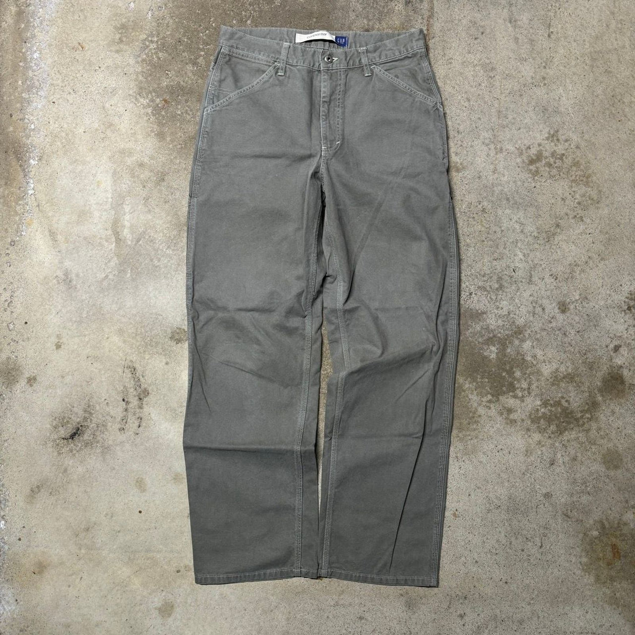 Pantalones de trabajo holgados de estilo skater con pernera ancha y carpintero GAP de los años 2000