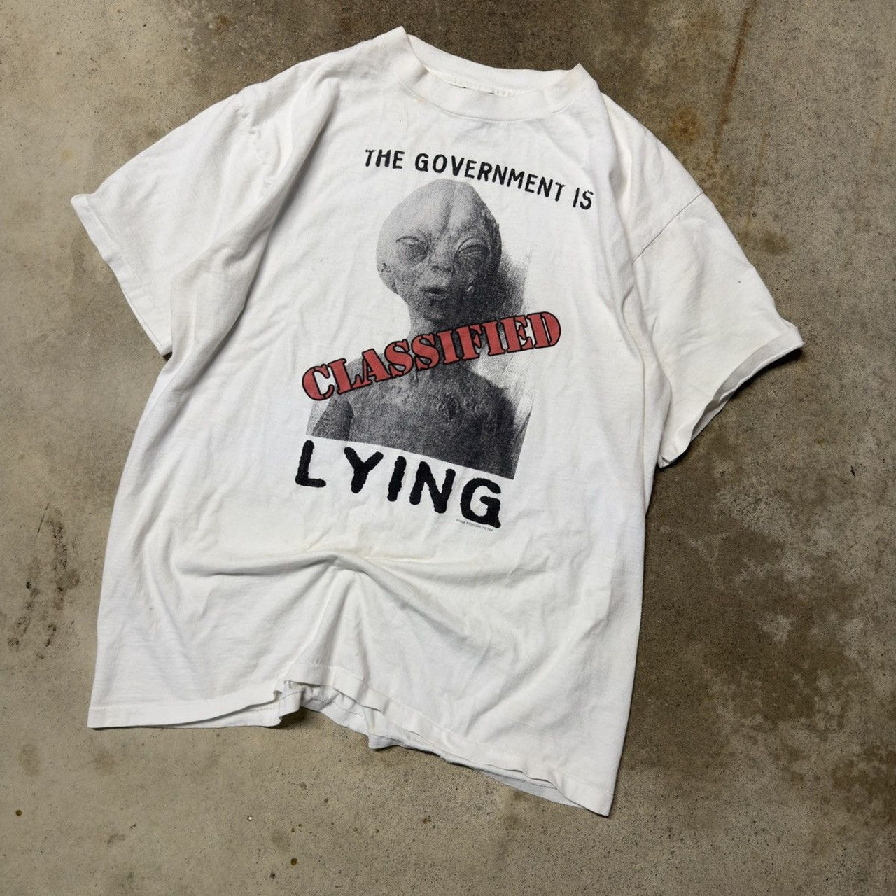 1990年代ファッション 犠牲者エイリアンTシャツ スラッシュ