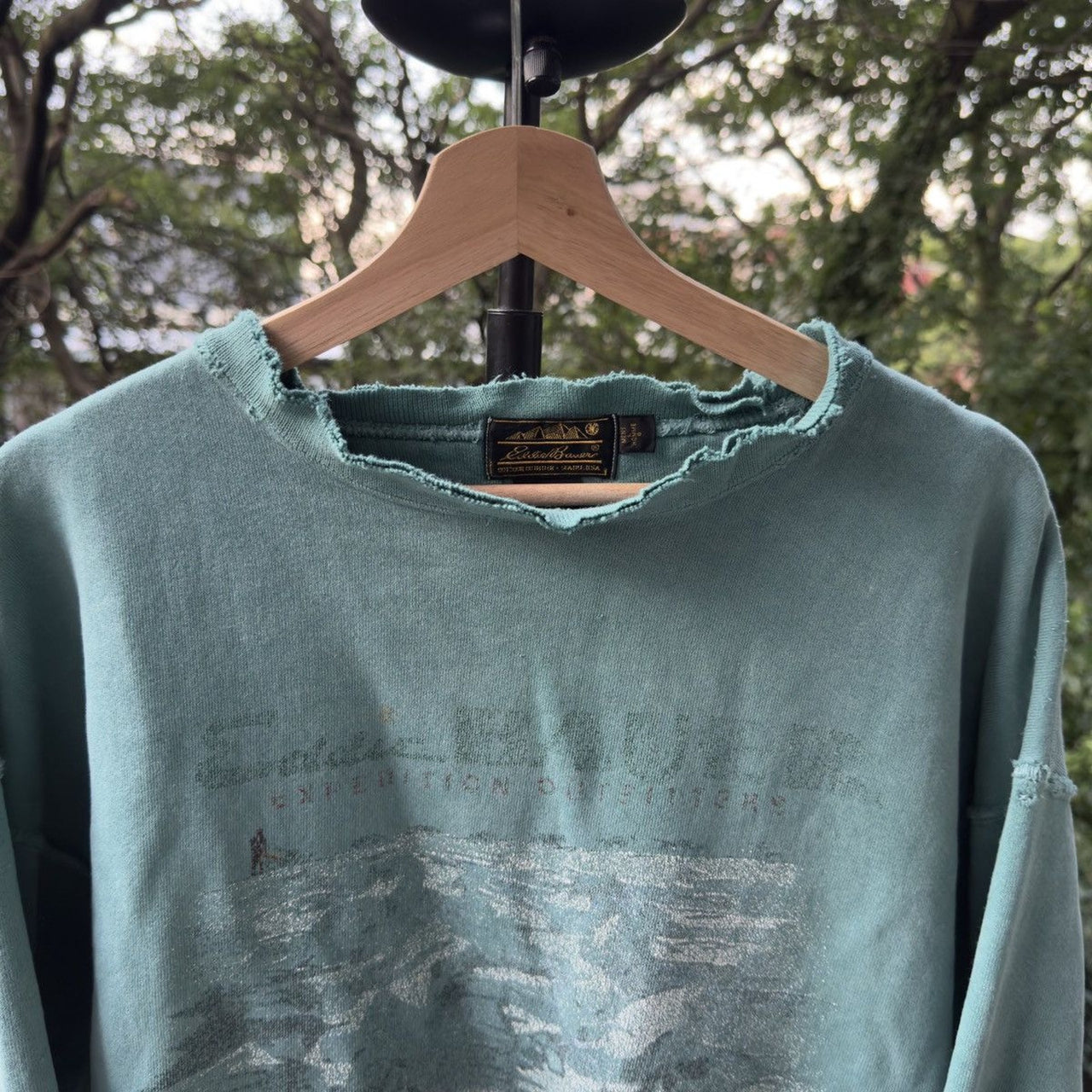 1990s Eddie Bauer Thrashed Sweatshirt