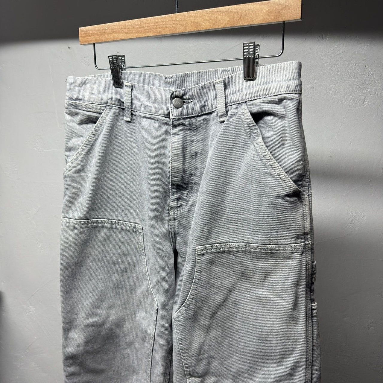Carhartt WIP Faded Grey Single Knee Pants
