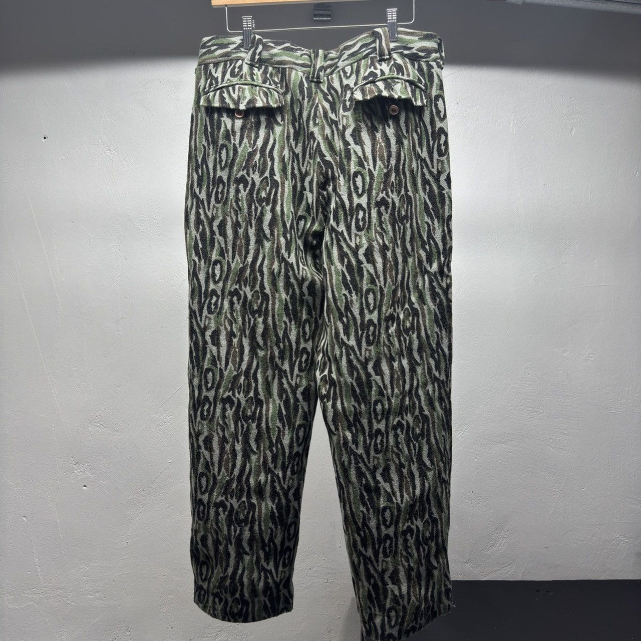 1980s Woolrich Shadow Bark Wool Camo Pants