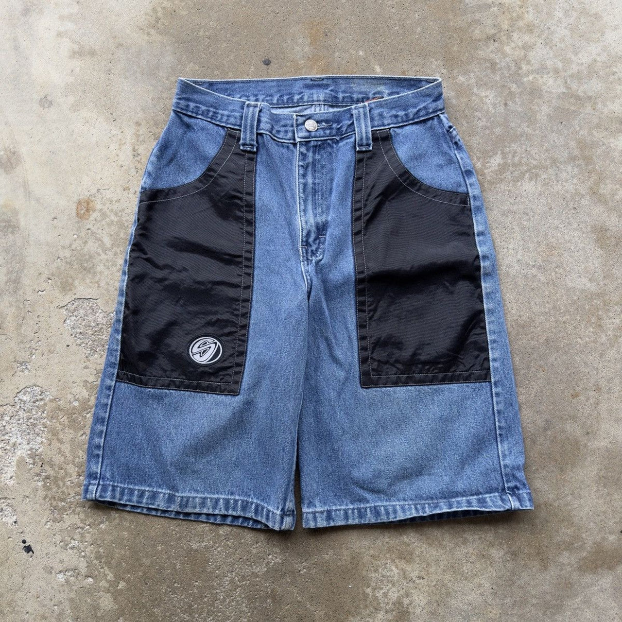 Shorts vaqueros holgados y descoloridos Sonoma de la década de 2000