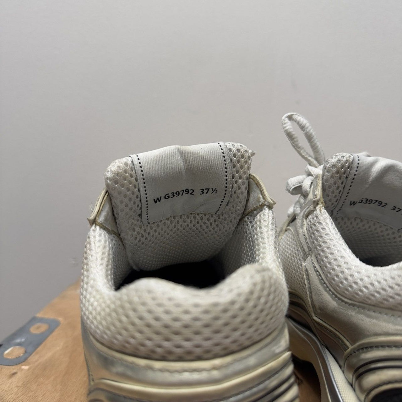 Chanel Fabricated & Laminated Silver White CC Runner