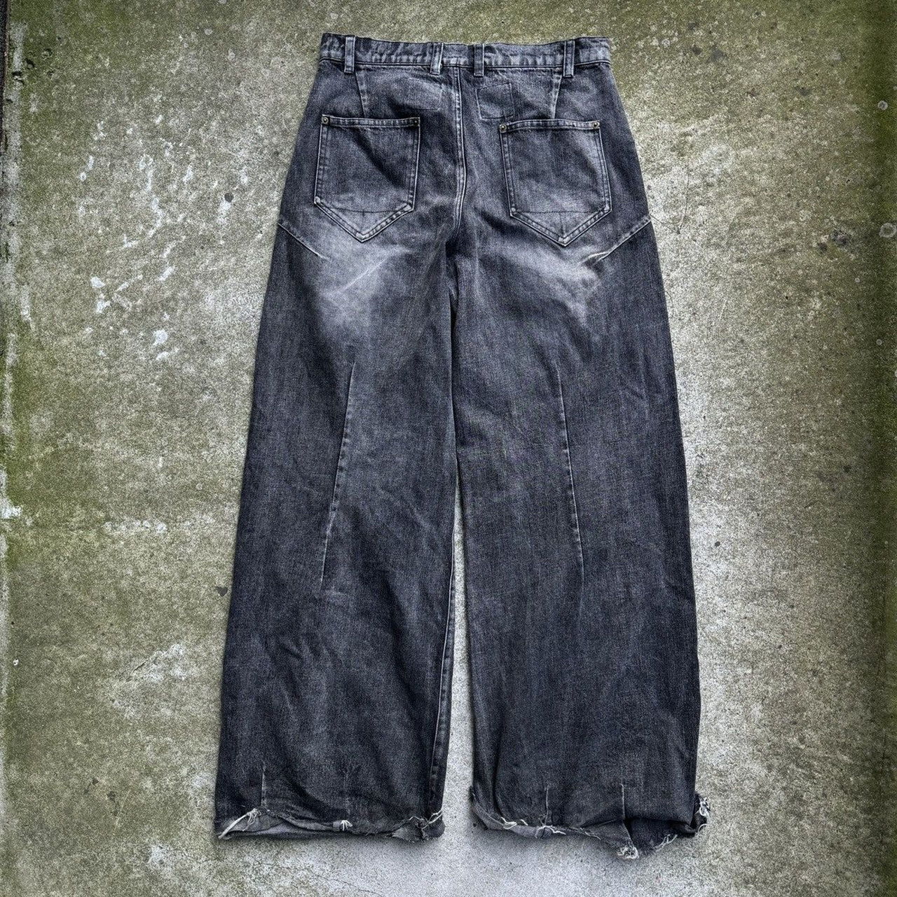 JEANS PAYNESTAR WHITE NOISE WAX DENIM DE PIERNA ANCHA Y HONDONADOS