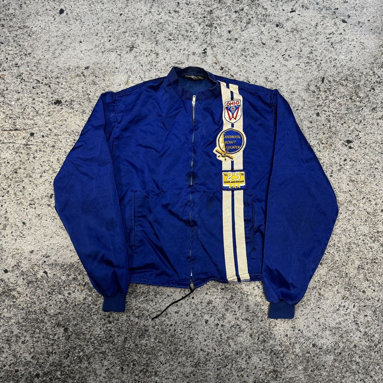 Chaqueta con cremallera Thrashed Experimental Aircraft de los años 60 y 70