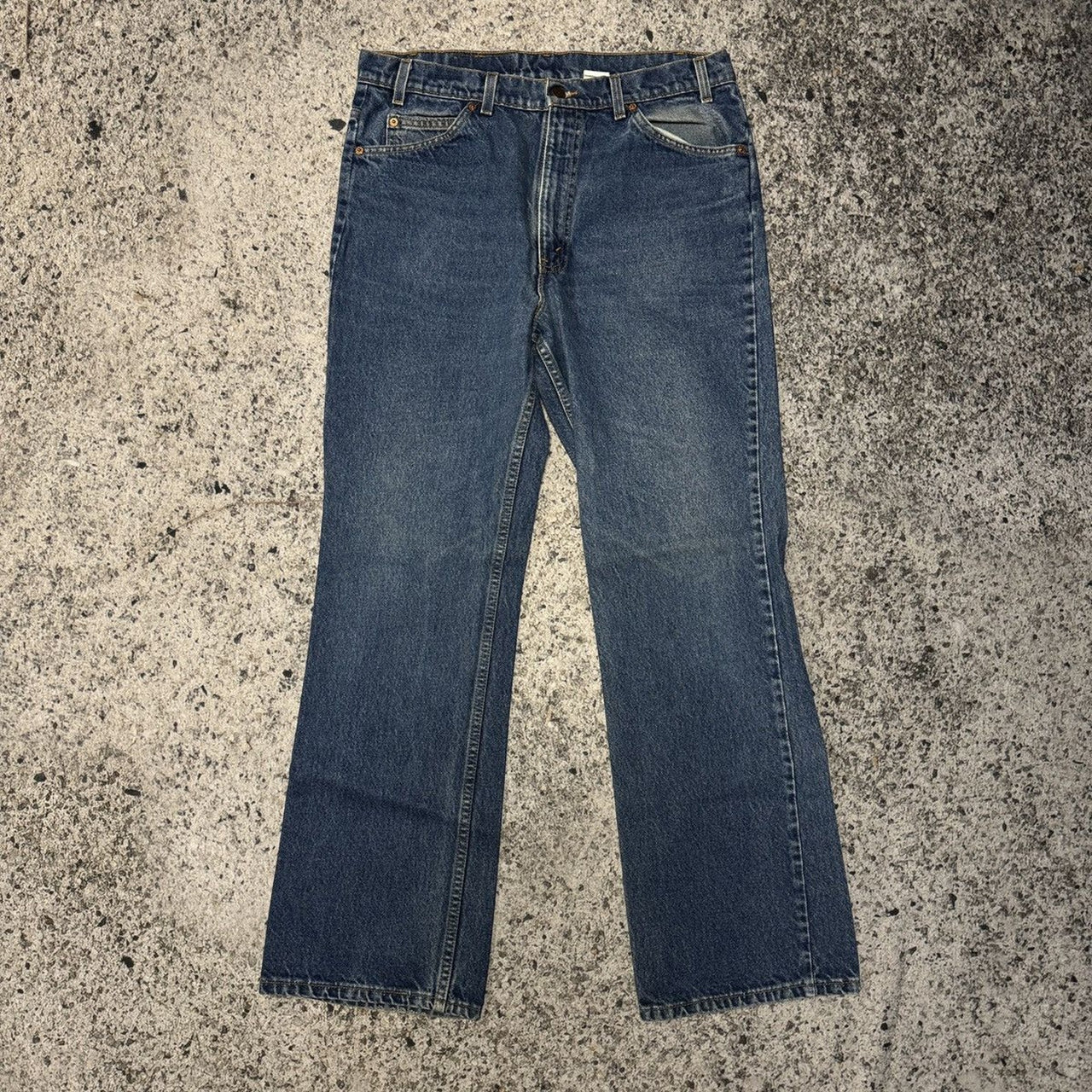 Vintage 1990s Levi's 517 Made in USA Faded Bootcut Flare Jeans