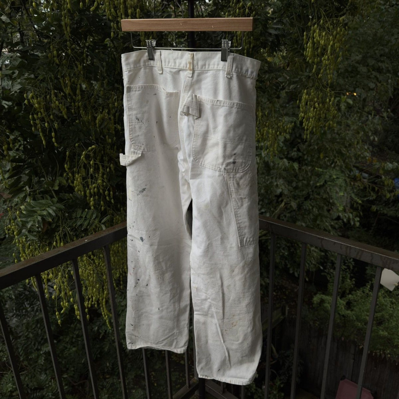 1980s Sears Faded Paint Splattered Carpenter Work Pants