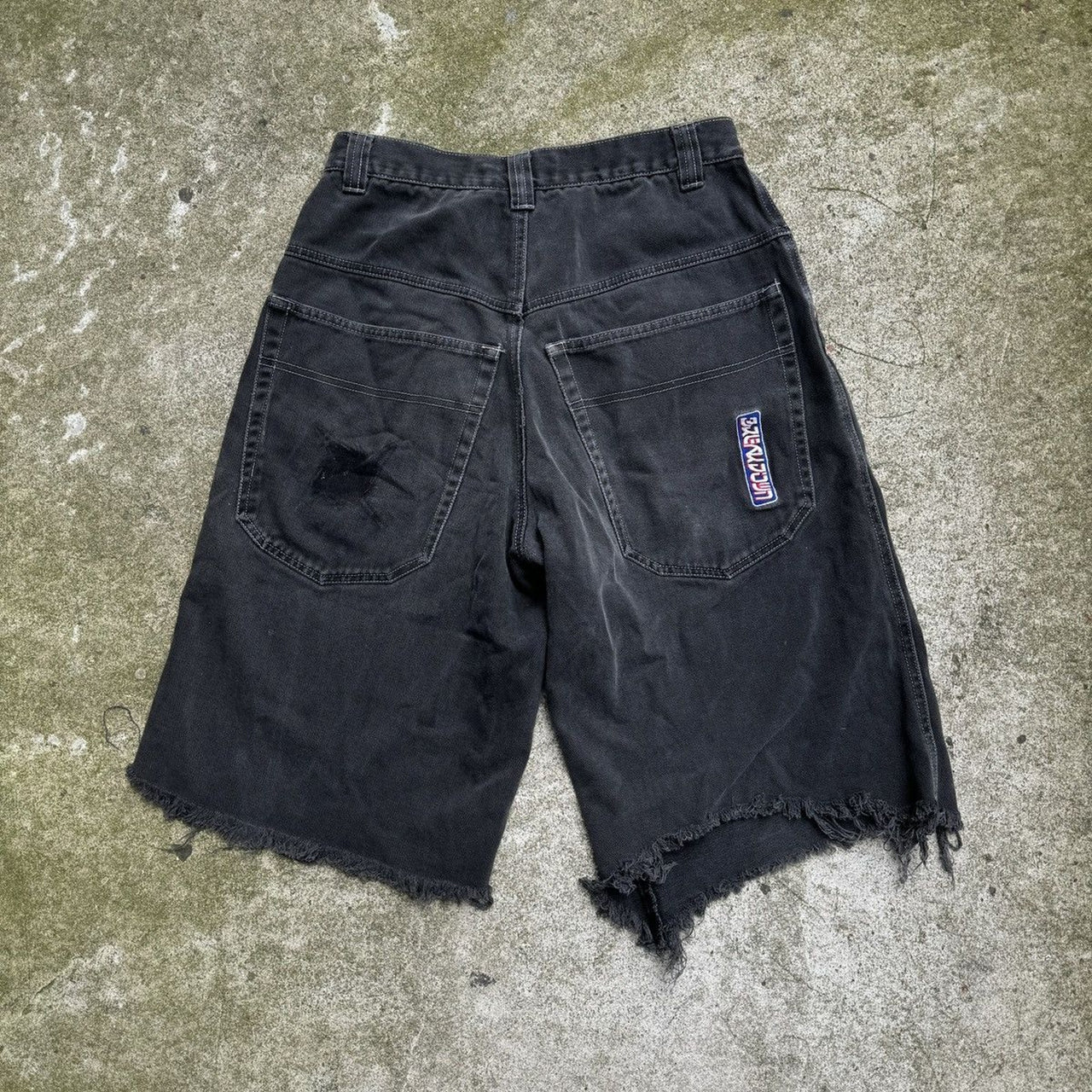 Pantalones cortos vaqueros Thrashed Breakdown de los años 2000