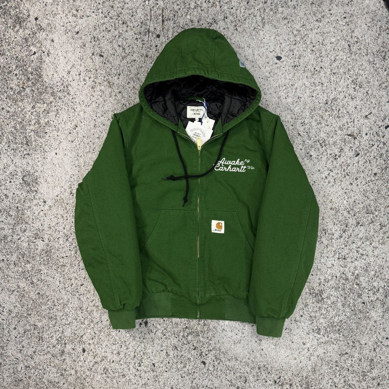 Awake NY Carhartt WIP Embroidered Hooded Work Jacket