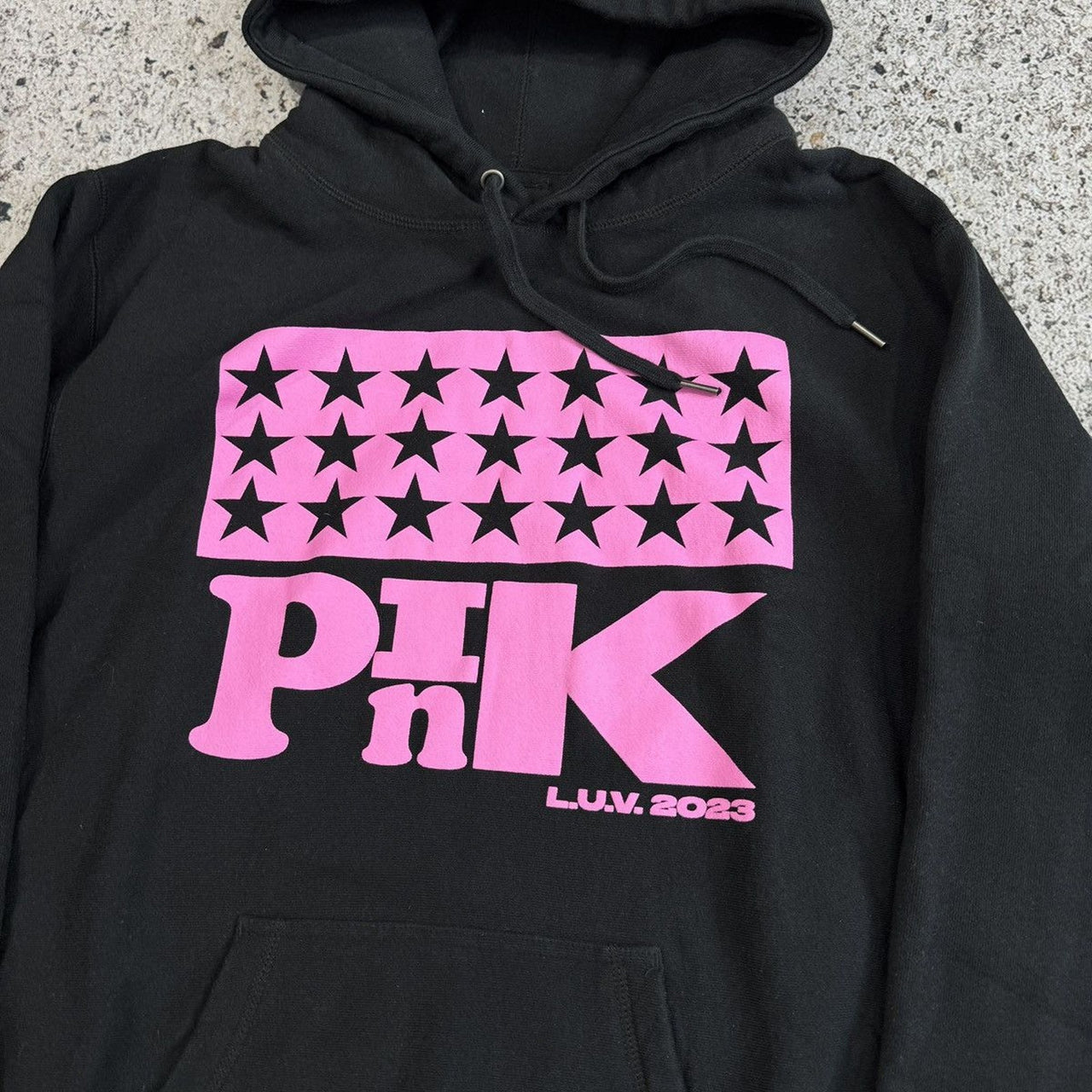 Lil Uzi Vert Pink Tape Hoodie