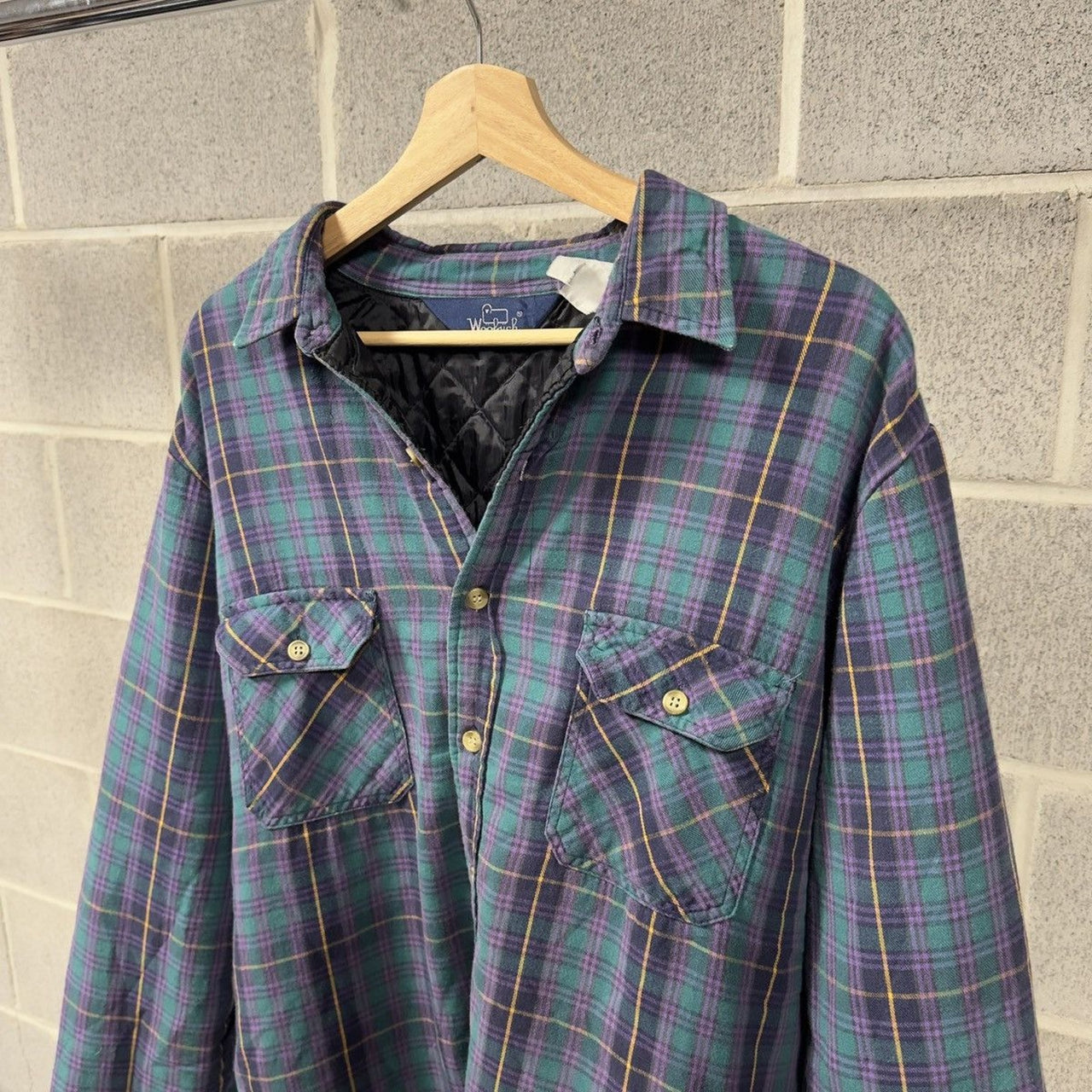 1980s Woolrich Plaid Grunge Flannel Jacket