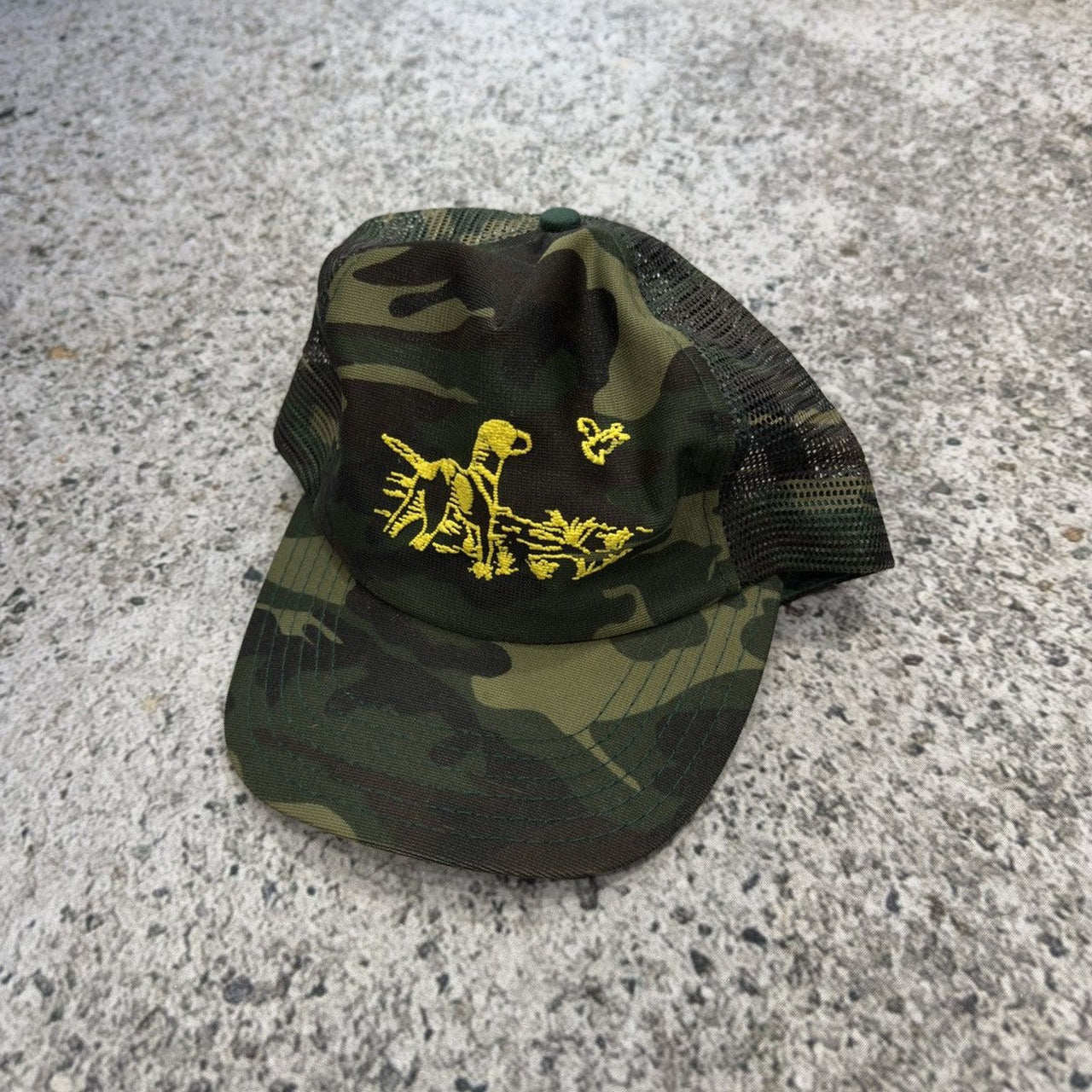 1980s Camo Hunting Mesh Trucker Hat
