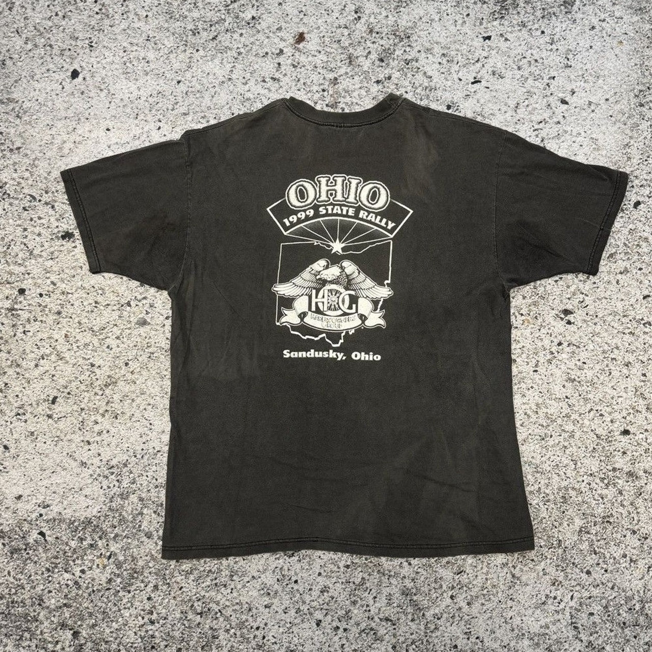 Camiseta de grupo de propietarios de Harley-Davidson Faded de 1999