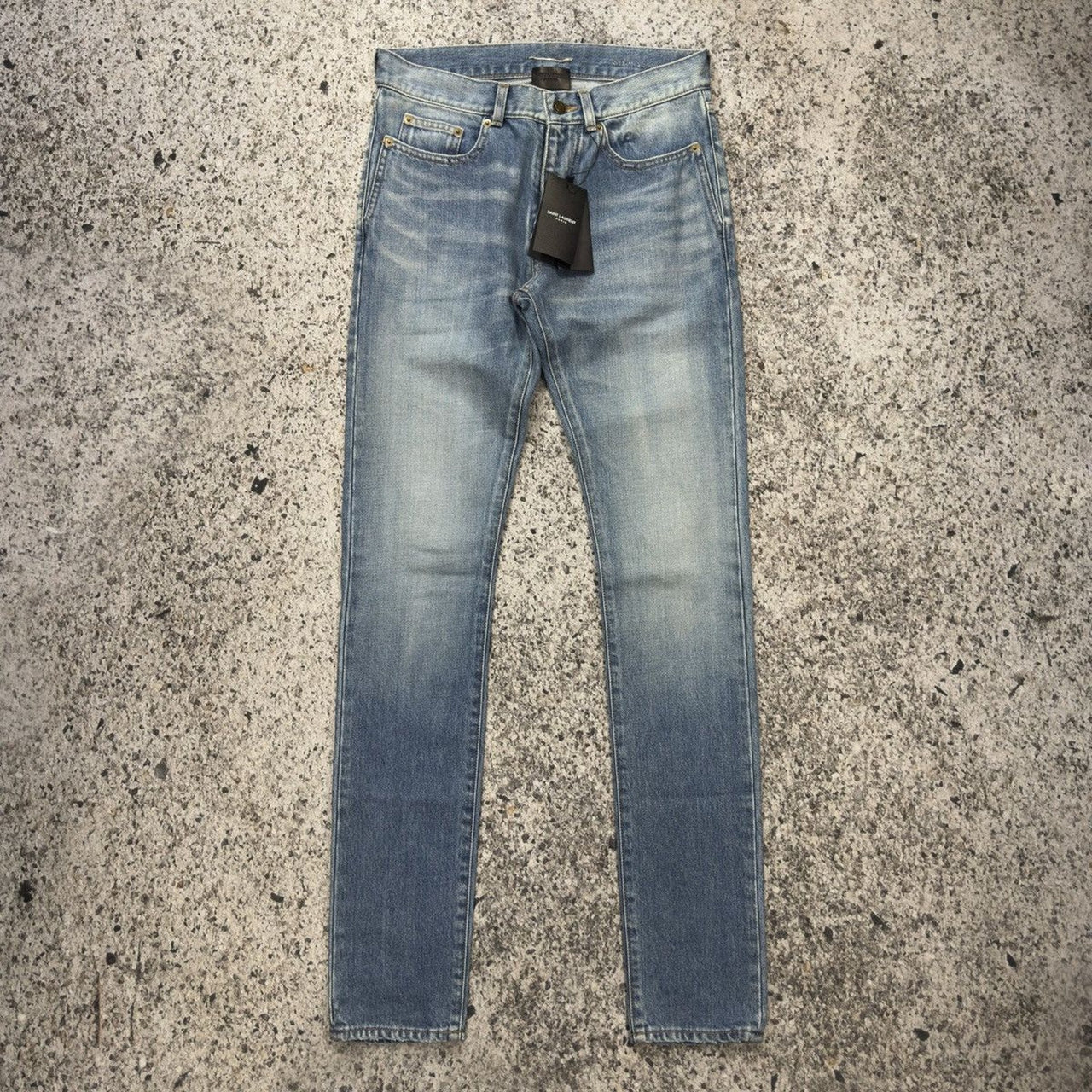 Saint Laurent Paris SS17 D02 Skinny Blue Jeans