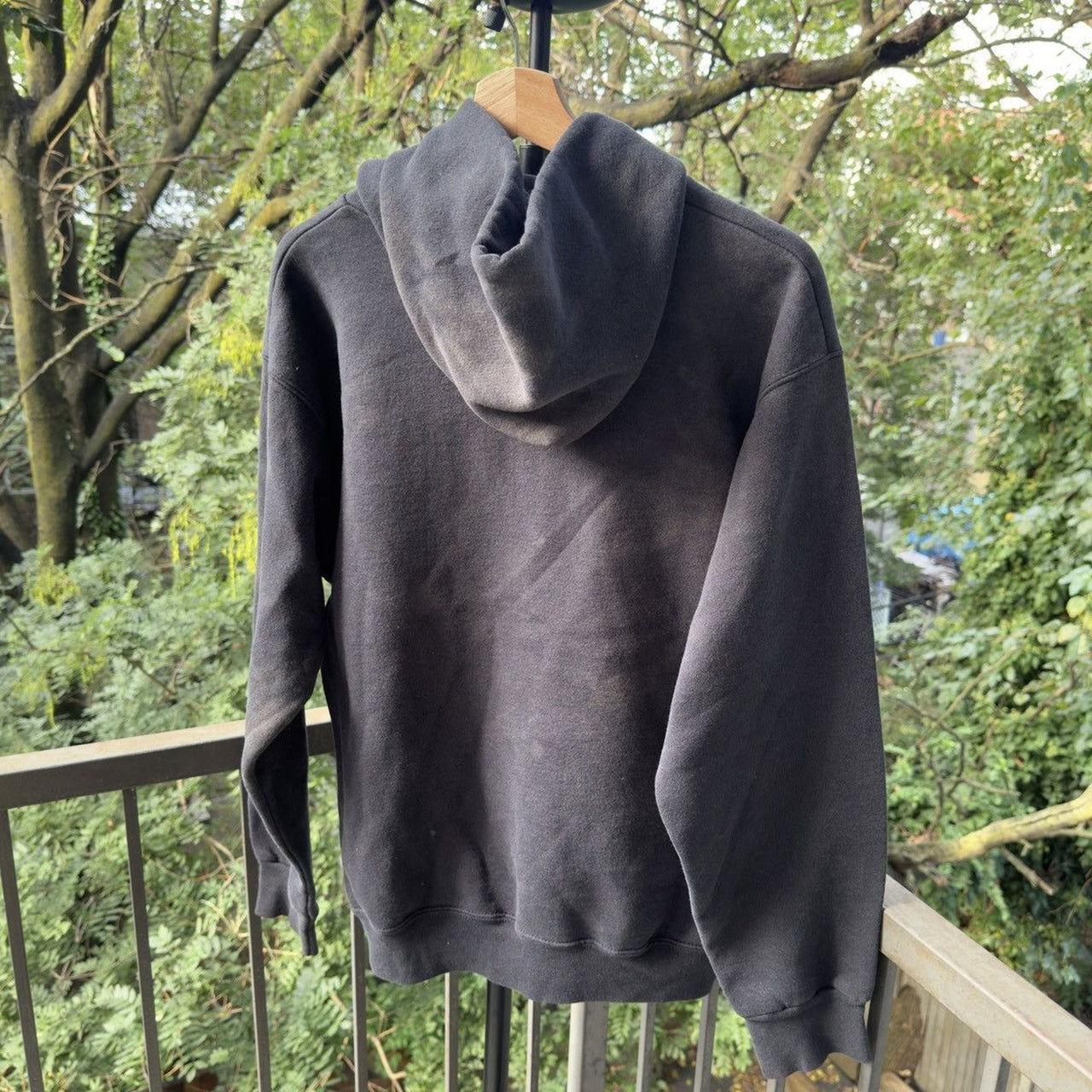 1990s Bulls Thrashed Stained NBA Hoodie