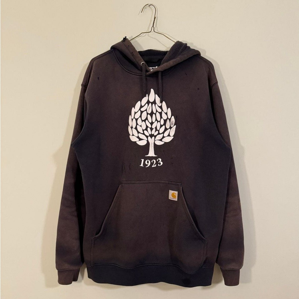 Carhartt Oversized Thrashed Faded Tree Hoodie