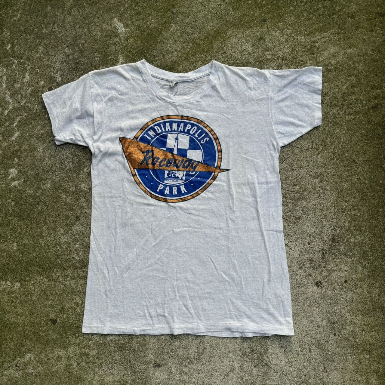 1960s COMBED COTTON INDIANAPOLIS RACEWAY PARK TEE