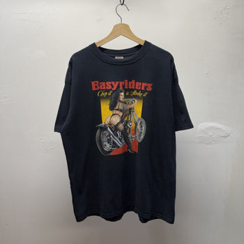 Vintage 2006 Easyriders Chop It Stroke It Tee