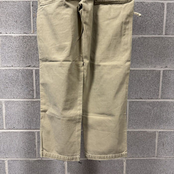 1990s Y2K Mossimo Tan Canvas Cargo Pants