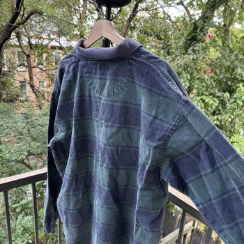 1990s Y2K Plaid Grunge Shirt