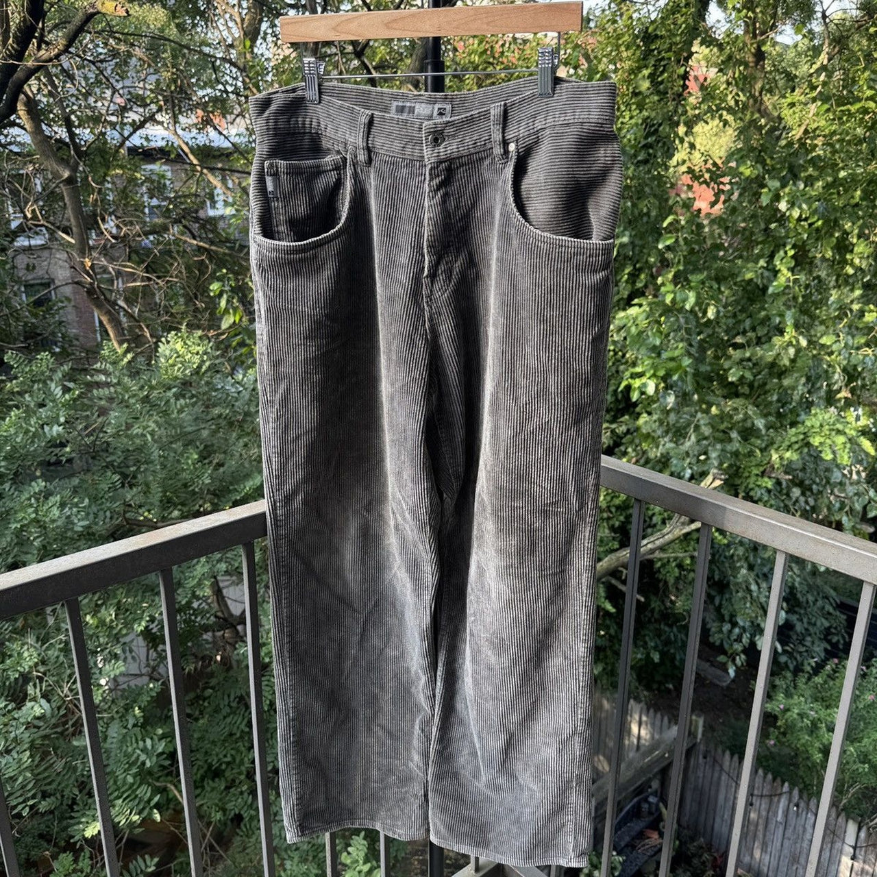 1990s/2000s Rusty Skater Surf Baggy Wide Corduroy Pants