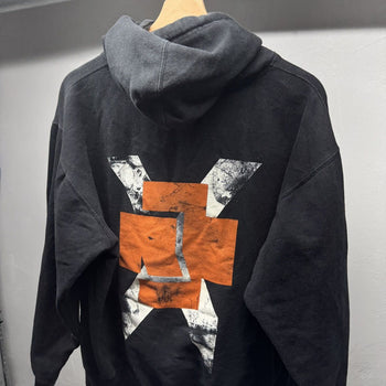 2004 Rammstein Band Hoodie Faded