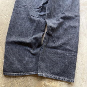 1990s LEVI'S 569 BLACK BAGGY DENIM SKATER JEANS