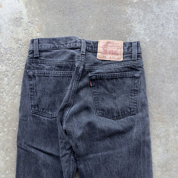 1990s Levi's 501 Black Denim Jeans - Made in USA