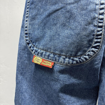 Jnco Buddah Dark Stone Baggy Wide Leg Skater Denim Jeans