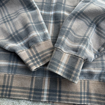 SUPREME SS21 BROWN PLAID CREWNECK