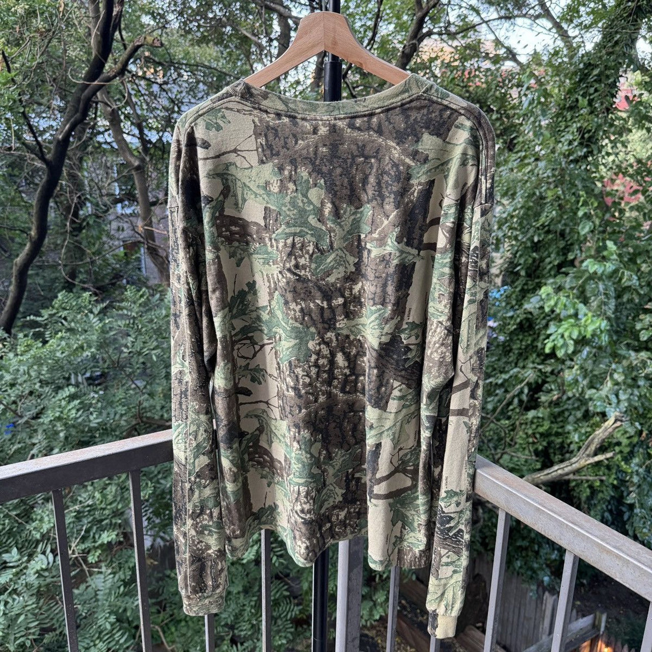 1990s Sniper Camo Longsleeve Pocket Tee