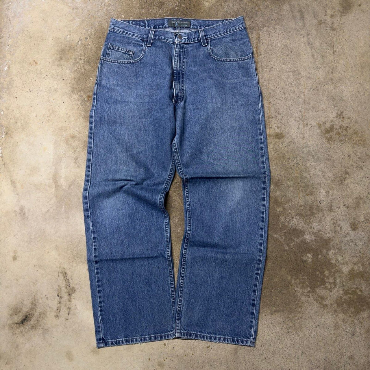 2000S LEVI'S SILVERTAB BAGGY DENIM SKATER JEANS