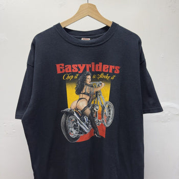 Vintage 2006 Easyriders Chop It Stroke It Tee