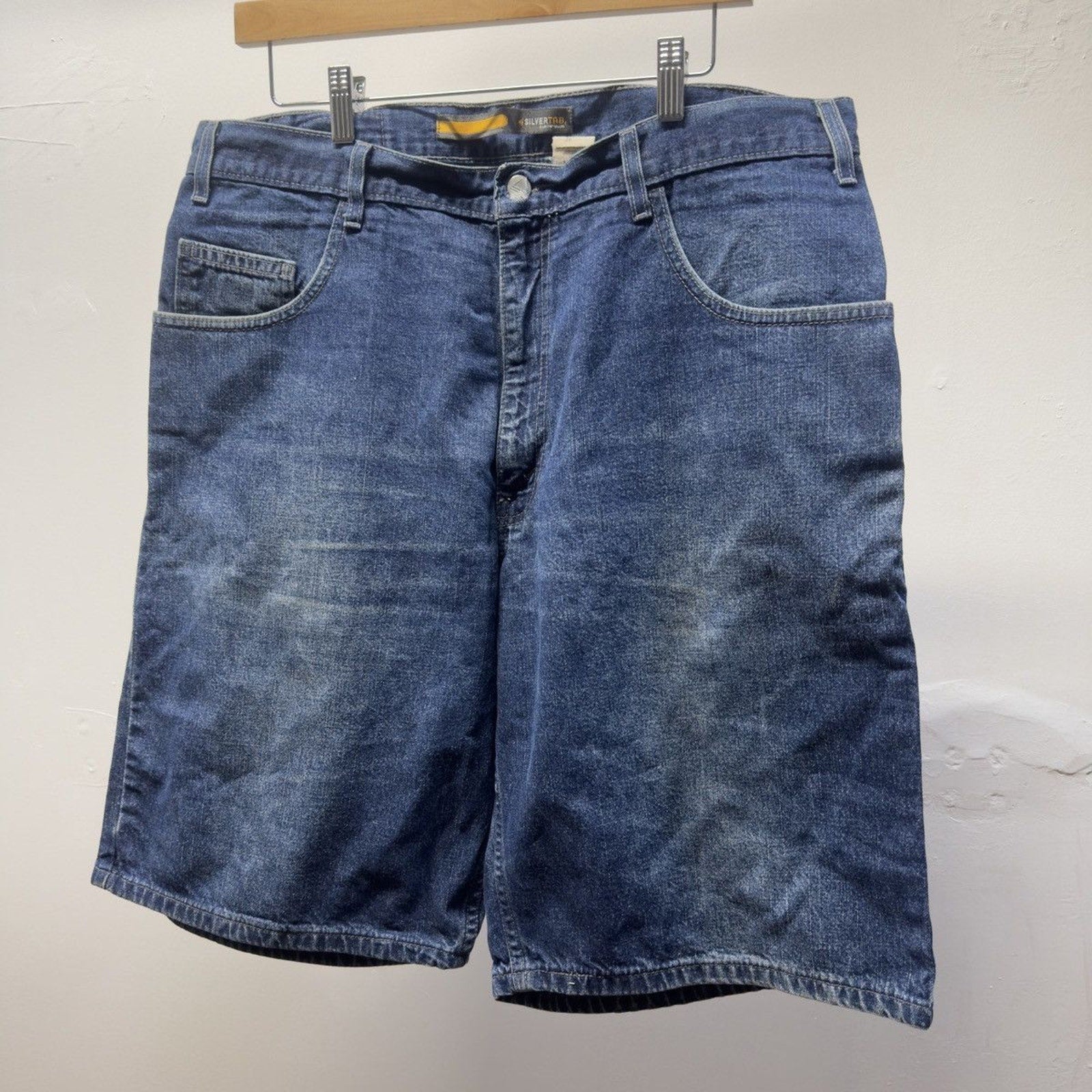 Vintage 1990s Levi's Silvertab Faded Denim Shorts