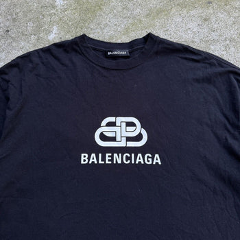 BALENCIAGA BB LOCK LOGO TEE OVERSIZED