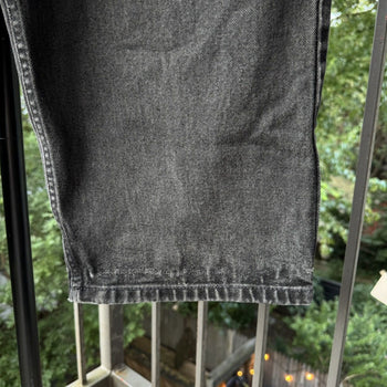 1990s Y2K Faded Black Tommy Jeans Wide Leg Carpenter Jeans