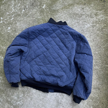 Chaqueta bomber azul marino acolchada de POLO RALPH LAUREN de los años 2000