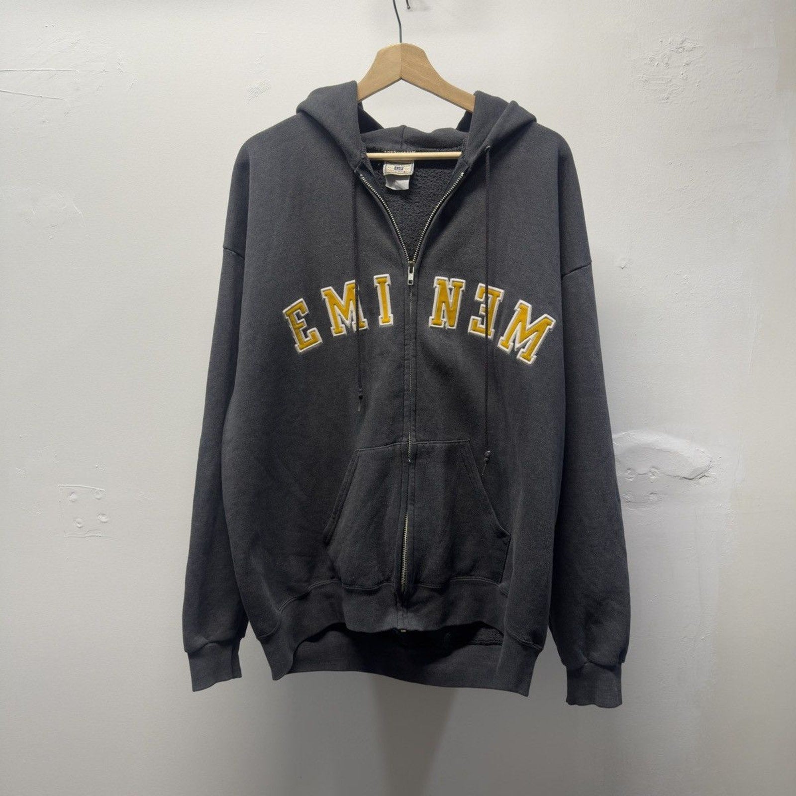 Vintage 1990s 2000s Eminem Faded Zip Up Hoodie