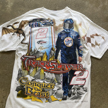 1990s NASCAR RUSTY WALLACE TRACK SLAYER TEE