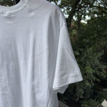 1980s Blank White Paper Thin Tee