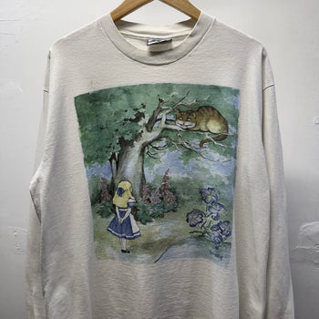 Vintage 1990s Alice in Wonderland Longsleeve Tee