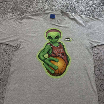 Camiseta de skate de Dennis Rodman Alien de los años 90