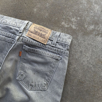 Vintage 1990s Levi's 550 Made in USA Orange Tab Jeans